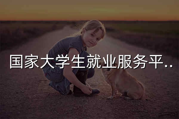 国家大学生就业服务平台 - 官网预览