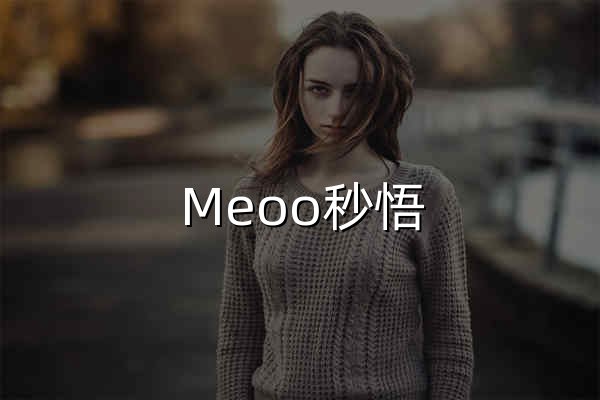 Meoo秒悟 - 官网预览