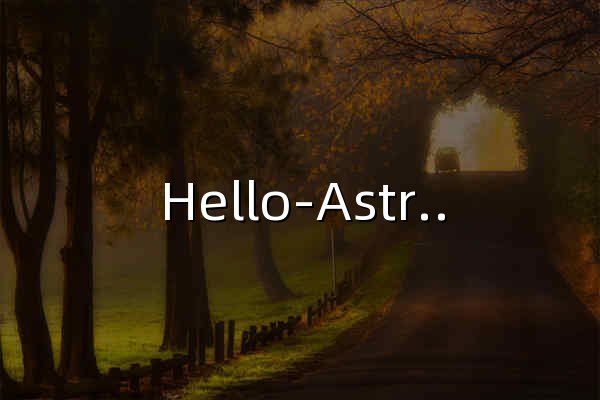 Hello-Astronomy - 官网预览
