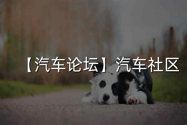 【汽车论坛】汽车社区_车友会_车生活_汽车之家 - 官网预览
