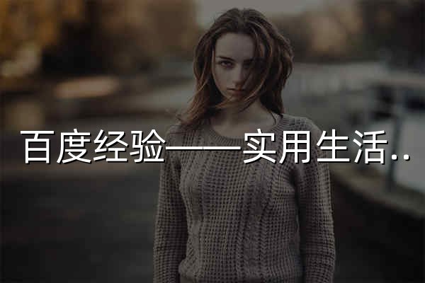 百度经验——实用生活指南 - 官网预览