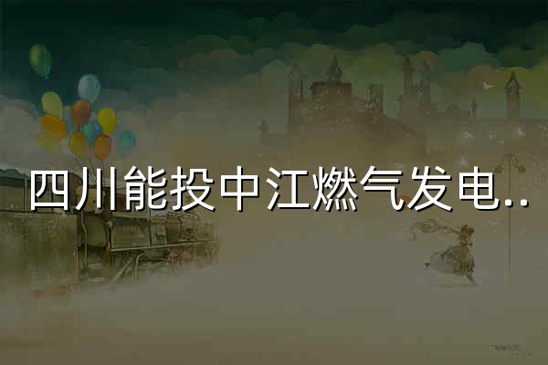 四川能投中江燃气发电有限公司 - 官网预览