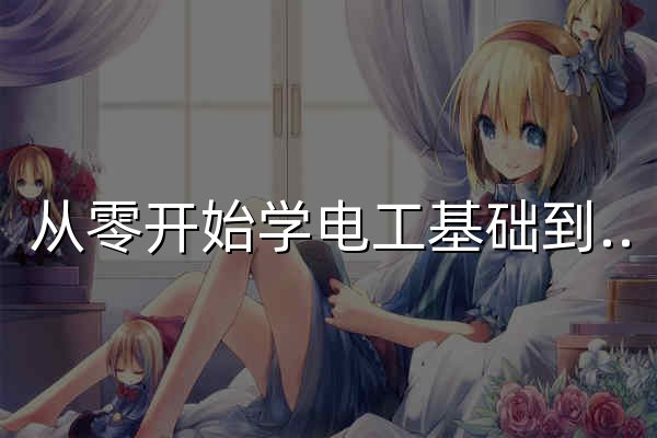 从零开始学电工基础到驱动电气自动化_电工电气学习网 - 官网预览