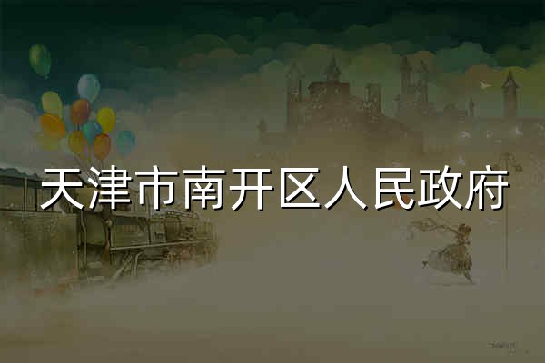 天津市南开区人民政府 - 官网预览