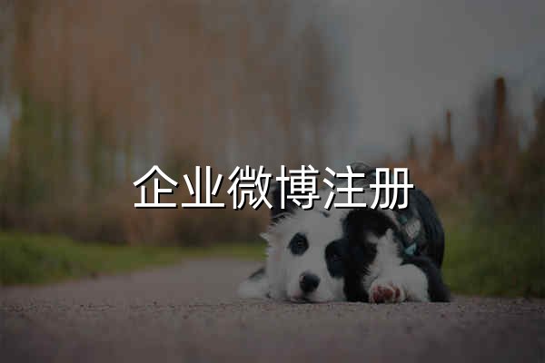 企业微博注册 - 官网预览