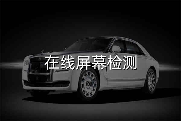 在线屏幕检测 - 显示器检测 - 显示器坏点检测工具 - 官网预览