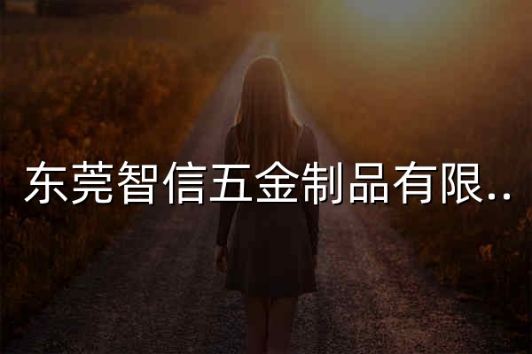 东莞智信五金制品有限公司 - 官网预览
