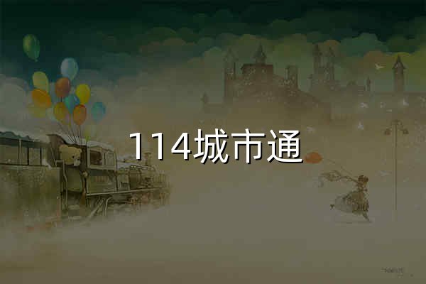 114城市通 - 本地生活服务信息查询平台！ - 官网预览