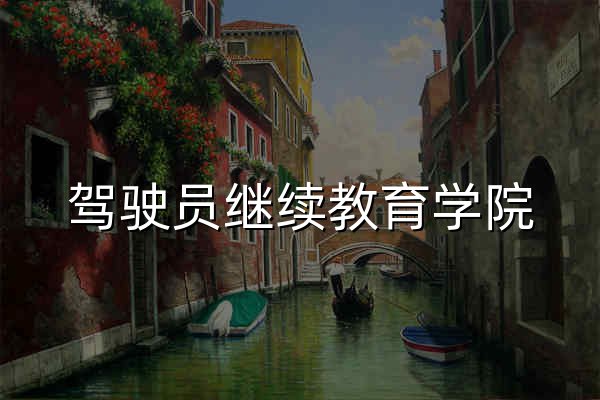 驾驶员继续教育学院 - 官网预览