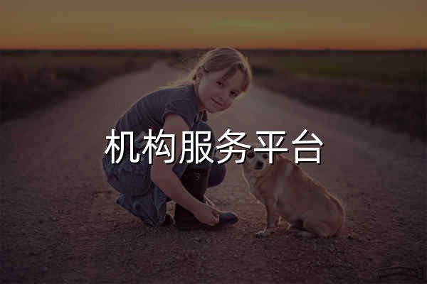 机构服务平台 - 官网预览