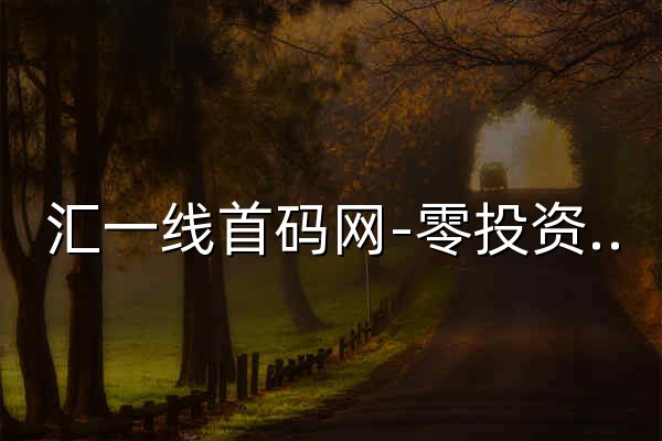 汇一线首码网-零投资一手资源的首码项目发布平台-找项目推项目首选 - 官网预览